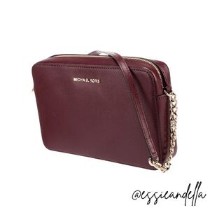 Michael Kors Jet Set Saffiano Leather Crossbody